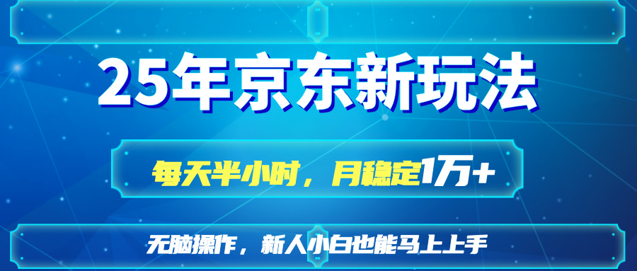 （14309期）25京东新玩法，每天半小时，月稳定1W+-极客副业站