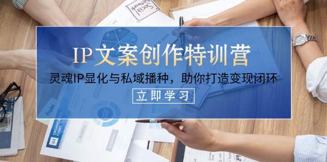 （14330期）IP文案创作特训营，灵魂IP显化与私域播种，助你打造变现闭环（14节课）-极客副业站
